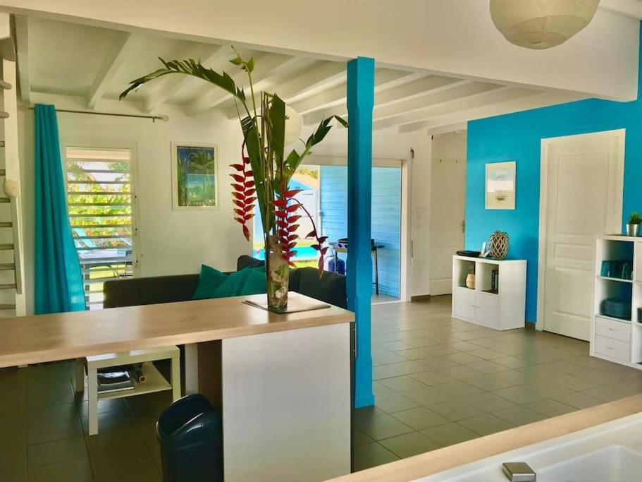 Villa Ti Bleu Caraibes 8 Personnes A St Francois サン・フランソワ エクステリア 写真